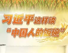 学习进行时丨习近平这样谈&ldquo;中国人的饭碗&rdquo;