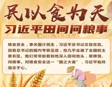 学习进行时｜民以食为天，习近平田间问粮事